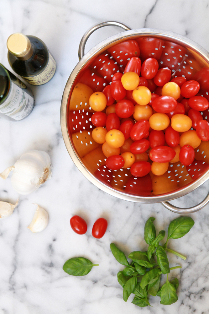 Cherry Tomato Bruschetta Recipe_Ingredients