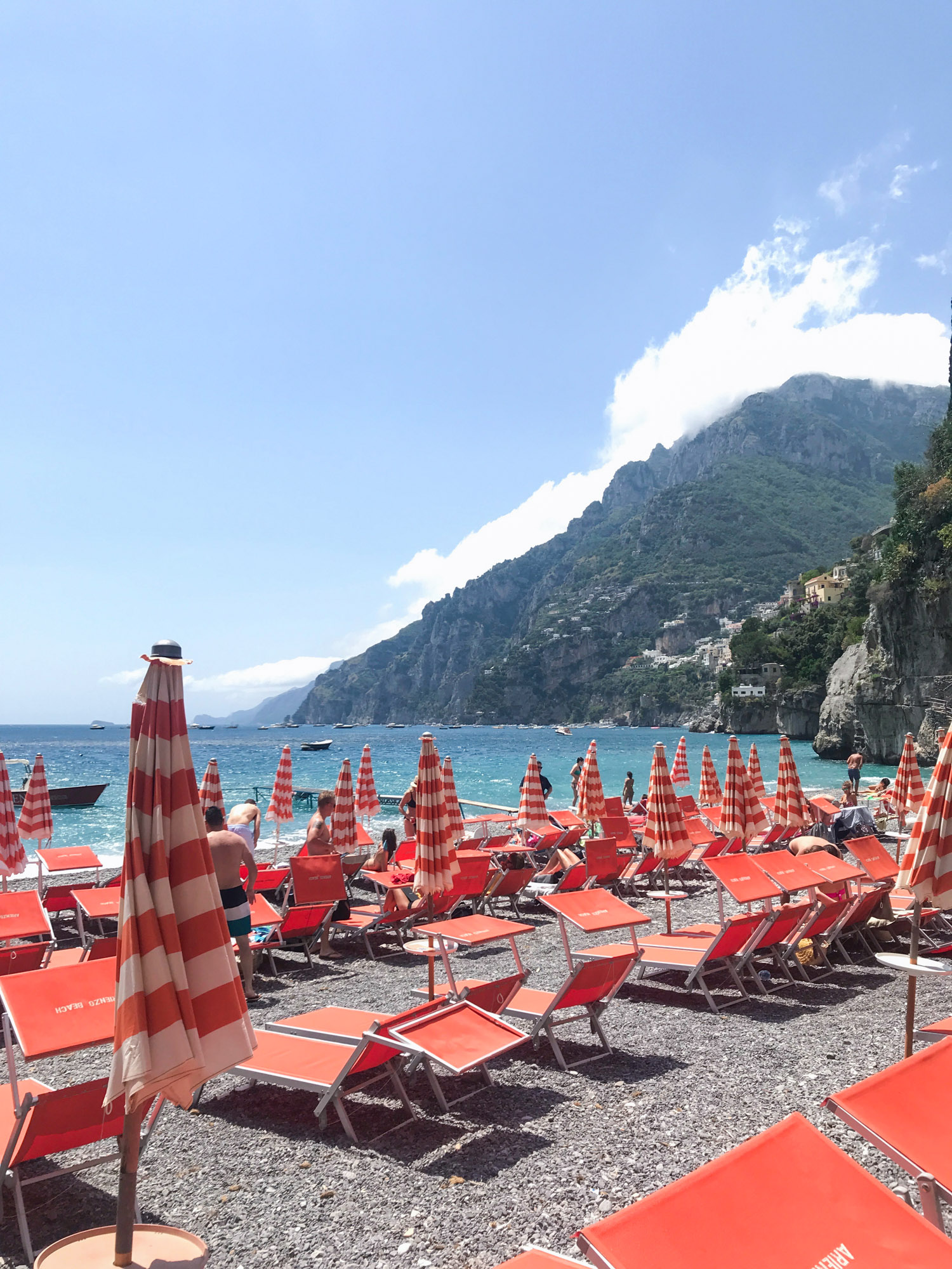 Travel Guide: 72 Hours in Italy | Bagni d'Arienzo Beach Club Positano 